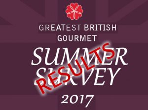 GREATEST BRITISH Gourmet Survey results