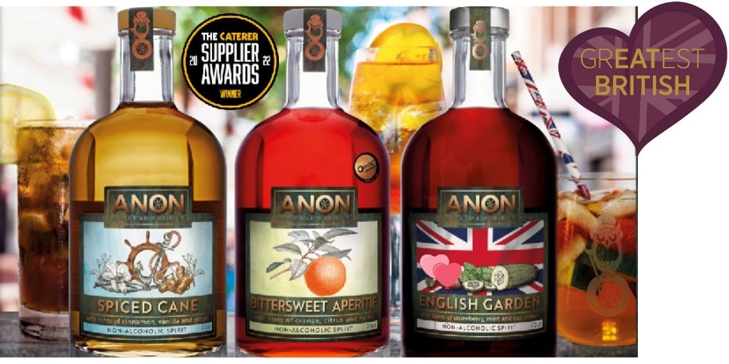 Anon non alcoholic spirits range